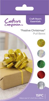 Crafters Companion - Pull Bows Festive Christmas