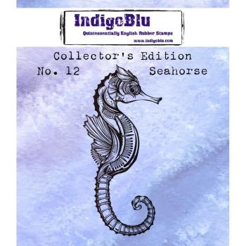 IndigoBlu - Gummistempel "Seahorse" Rubber Stamp