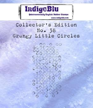 IndigoBlu - Gummistempel "Grungy Little Circles" Rubber Stamp