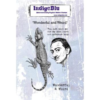 IndigoBlu - Gummistempel Set "Wonderful and Weird" A6 Rubber Stamp