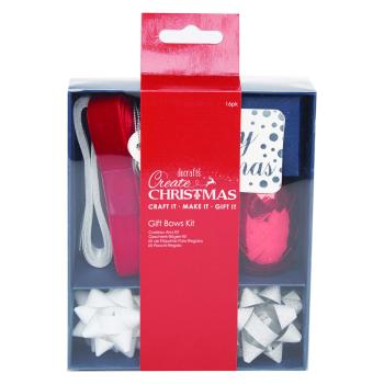 Papermania Gift Bows Kit Red & Silver