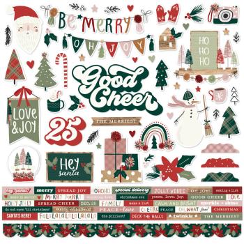 Simple Stories - Aufkleber "Boho Christmas" Cardstock Sticker 