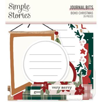 Simple Stories - Stanzteile "Boho Christmas Journal" Bits & Pieces 