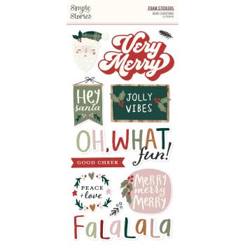 Simple Stories - Aufkleber "Boho Christmas" Foam Sticker