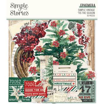Simple Stories - Stanzteile "Simple Vintage 'Tis The Season" Die Cuts