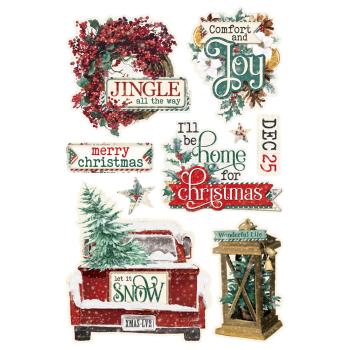 Simple Stories - Aufkleber "Vintage 'Tis The Season" Sticker Book