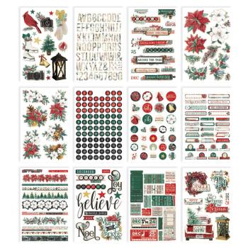 Simple Stories - Aufkleber "Vintage 'Tis The Season" Sticker Book