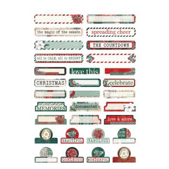 Simple Stories - Aufkleber "Vintage 'Tis The Season" Sticker Book