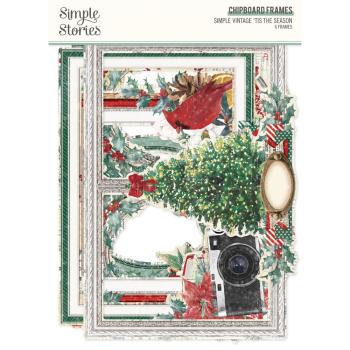 Simple Stories - Chipboard Frames "Vintage 'Tis The Season" 