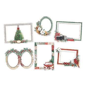Simple Stories - Chipboard Frames "Vintage 'Tis The Season" 