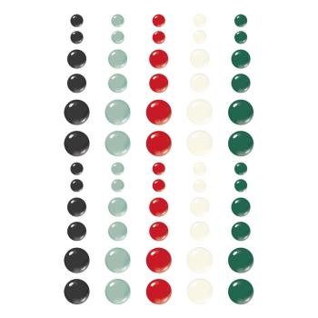Simple Stories - Enamel Dots "Glossy" 60 Stück 