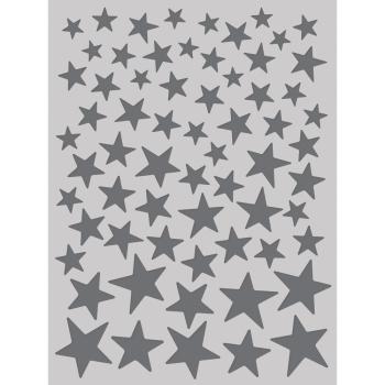 Simple Stories - Schablone 6x8 Inch "Chrsitmas Stars" Stencil