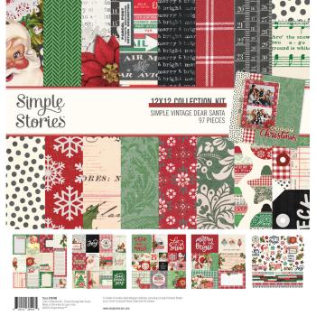 Simple Stories - Collections Kit "Simple Vintage Dear Santa" 12 Bogen Designpapier