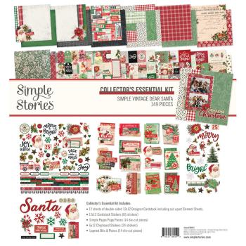 Simple Stories - Collectors Essential Kit "Simple Vintage Dear Santa" 12 Bogen Designpapier