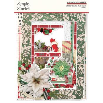 Simple Stories - Chipboard Frames "Simple Vintage Dear Santa" 