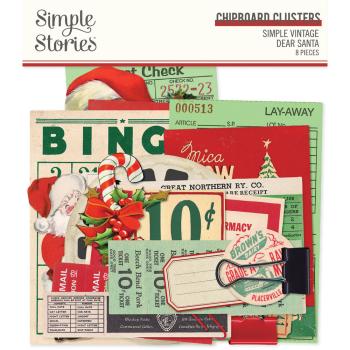 Simple Stories - Stanzteile "Simple Vintage Dear Santa" Die Cuts