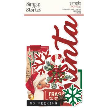 Simple Stories - Stanzteile "Simple Vintage Dear Santa" Pages Pieces