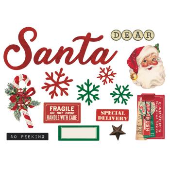 Simple Stories - Stanzteile "Simple Vintage Dear Santa" Pages Pieces