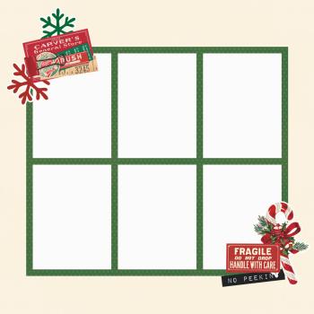 Simple Stories - Stanzteile "Simple Vintage Dear Santa" Pages Pieces
