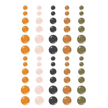 Simple Stories - Enamel Dots "Glossy" 60 Stück 