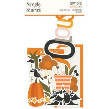 Simple Stories - Stanzteile "FaBOOlous" Pages Pieces