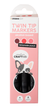 Creative Craft Lab - Studio Light - Alkoholmarker "Lemonade Punch" Twin Tip Markers