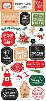 Echo Park - Sticker "Have A Holly Jolly Christmas" Chipboard 6x13 Inch