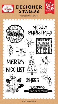 Echo Park - Stempelset "North Pole Official Seal" Clear Stamps