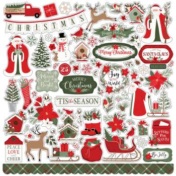 Echo Park - Aufkleber "Christmas Time" Element Sticker 