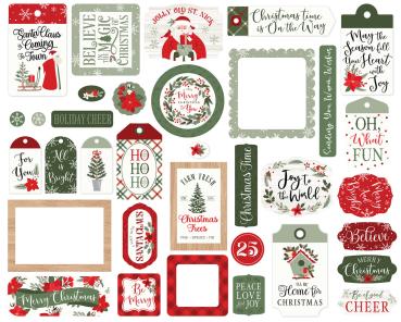 Echo Park - Stanzteile & Anhänger "Christmas Time" Frames & Tags 