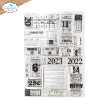 Elisabeth Craft Designs - Stempelset "Tickets" Clear Stamps