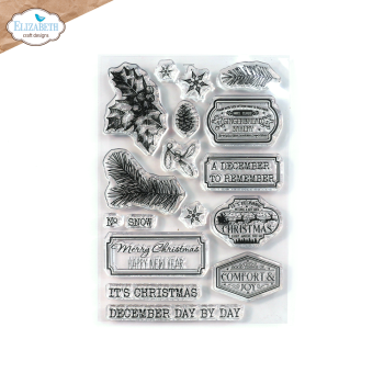 Elisabeth Craft Designs - Stempelset "December to Remember" Clear Stamps