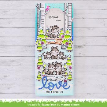 Lawn Fawn - Stempelset "Wild Wolves" Clear Stamps
