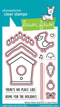 Lawn Fawn - Stanzschablone "Winter Birds" Add-on Die