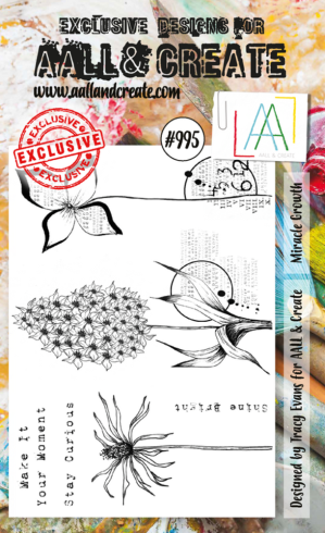 AALL and Create - Stempelset A6 "Miracle Growth" Clear Stamps