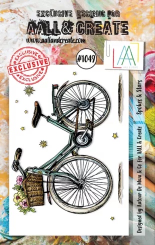 AALL and Create - Stempelset A7 "Spokes & Stars" Clear Stamps