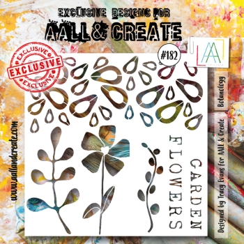 AALL and Create - Schablone 6x6 Inch "Botanology "Stencil