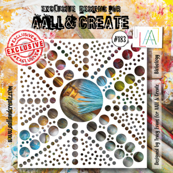 AALL and Create - Schablone 6x6 Inch "Blobology "Stencil
