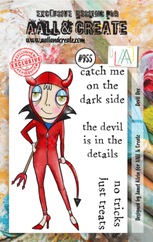 AALL and Create - Stempelset A7 "Devil Dee" Clear Stamps