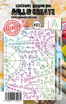 AALL and Create - Stempel A7 "Equations" Clear Stamps
