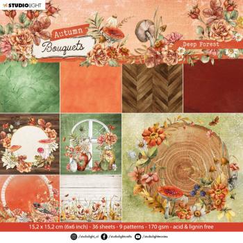 Studio Light - Designpapier "Deep Forest" Paper Pack 6x6 Inch - 36 Bogen