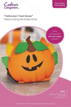 Crafters Companion -Halloween Treat Boxes - Stanze & Stencil