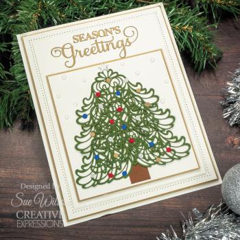 Creative Expressions - Stanzschablone "Season's Greetings" Craft Dies Design by Sue Wilson