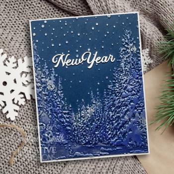 Creative Expressions - 3D Embossingfolder 5x7 Inch "Snowy Forest Glade" Prägefolder Design by Sue Wilson