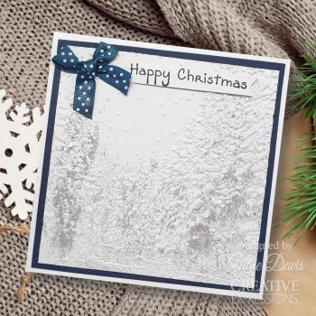 Creative Expressions - 3D Embossingfolder 5x7 Inch "Snowy Forest Glade" Prägefolder Design by Sue Wilson