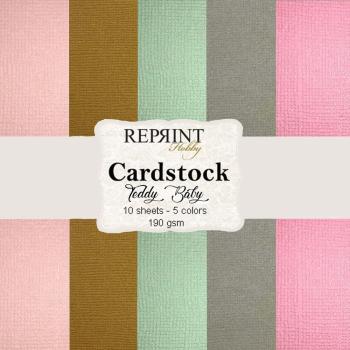 Reprint - Cardstock "Teddy Baby" 12x12 Inch 10 Bogen