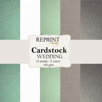 Reprint - Cardstock "Wedding" 12x12 Inch 10 Bogen