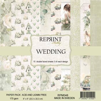 Reprint - Designpapier "Wedding" Paper Pack 8x8 Inch - 15 Bogen