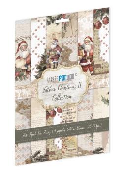 Paper For you - Decoupage Papier "Father Christmas II" Rice Paper Kit A4 - 4 Bogen