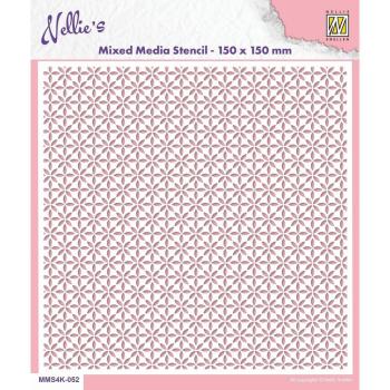 Nellie Snellen - Schablone "Stars" Mixed Media Stencil 